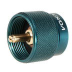 Lixada Camping Stove Adapter 1L Outdoor Propane Small Tank Input En417 Lindal Valve Output