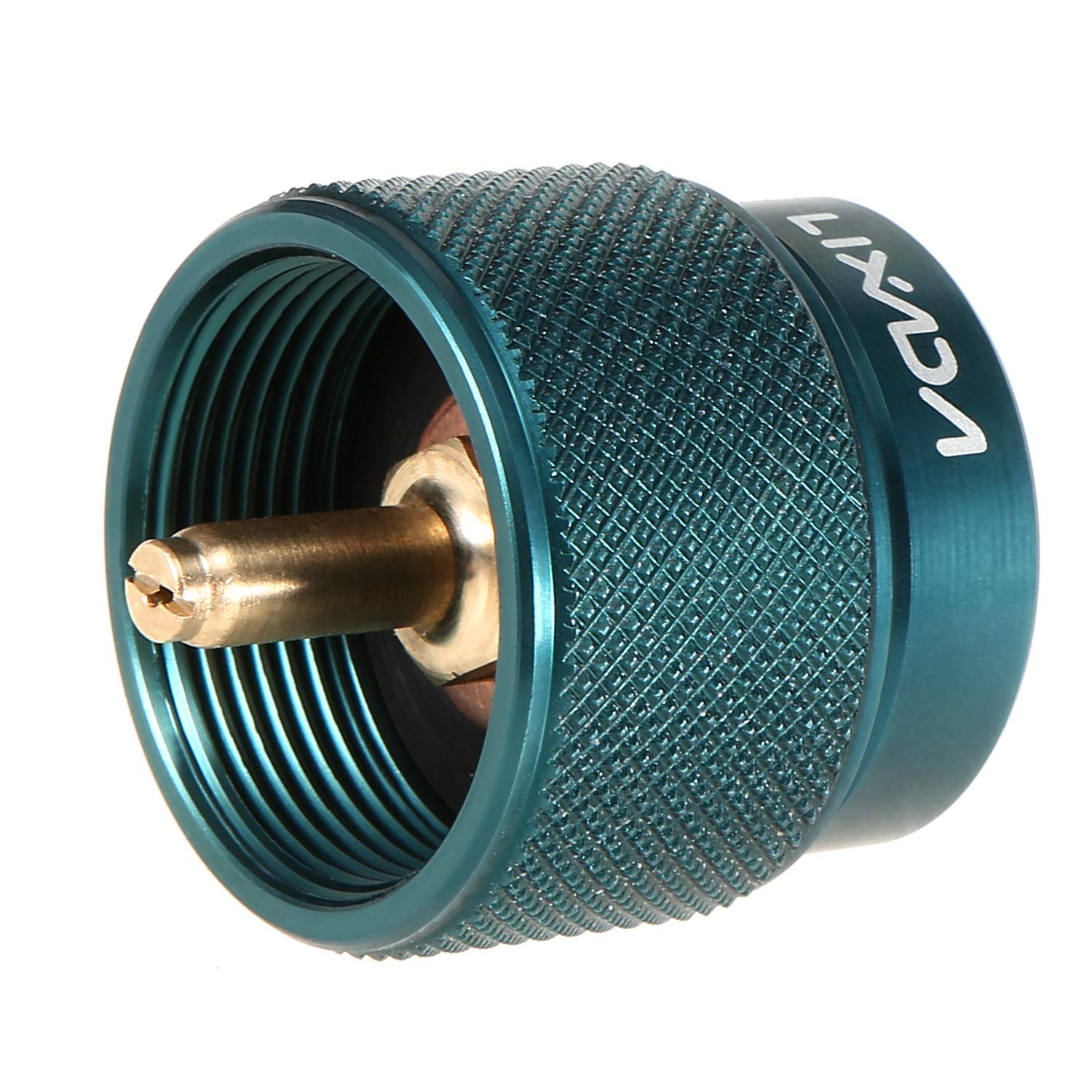 Lixada Camping Stove Adapter 1L Outdoor Propane Small Tank Input En417 Lindal Valve Output