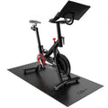 Cycleclub Bike Mat Compatible With Peloton Bike Treadmill Elliptical, 6Mm Thick, Under Exercise Bike Trainer Mat Pad For Station