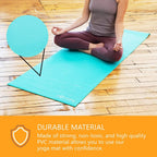 Sol Living Travel Yoga Mat - Natural Tree Rubber For Extra Grip - Non-Slip, Foldable, Eco-Friendly - Perfect For On-The-Go Yoga,
