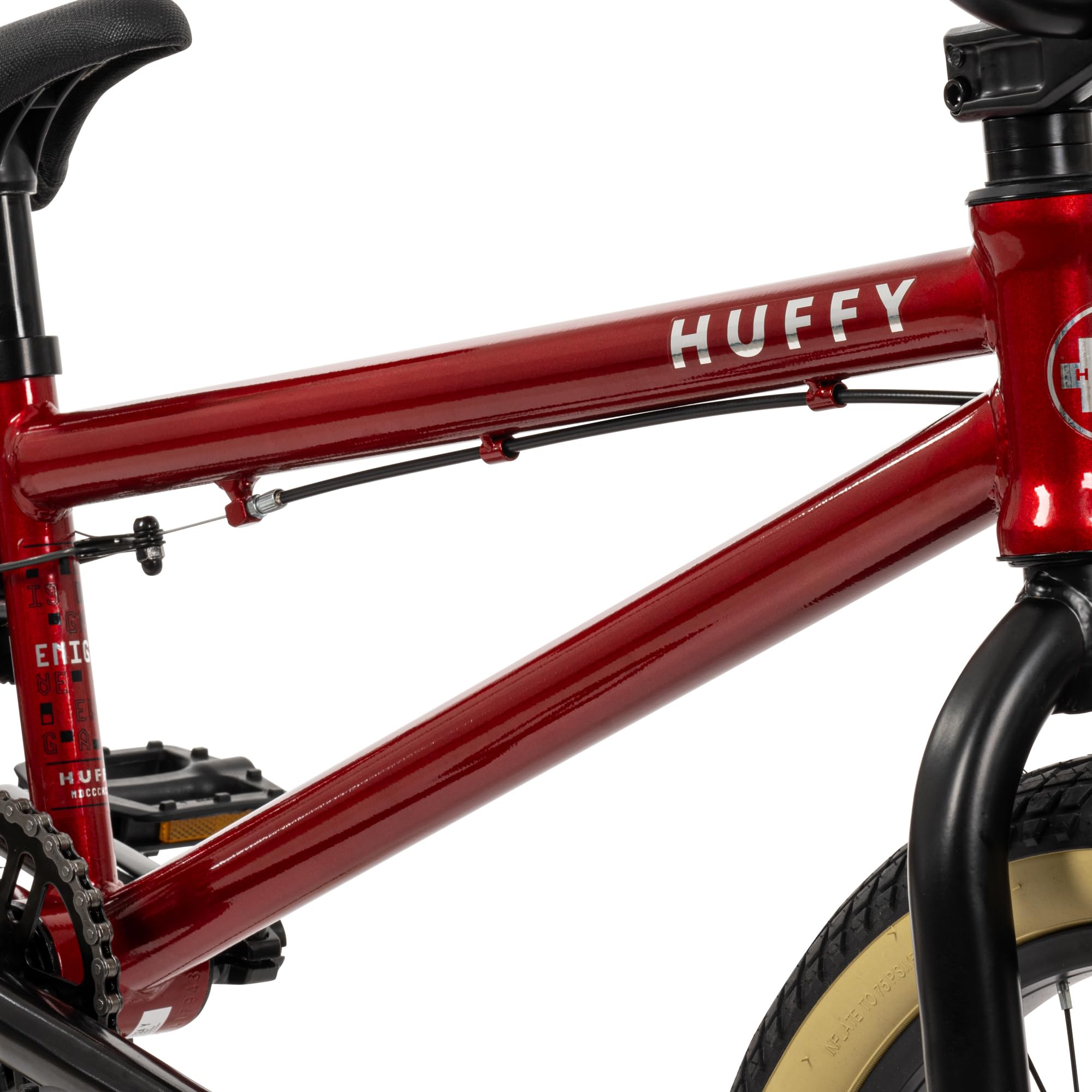 Huffy Enigma Kids Freestyle Sidewalk Bmx Bike, Beginner Riders, Boys And Girls, 20-Inch Wheels, Steel Frame, Bmx Gearing, Single