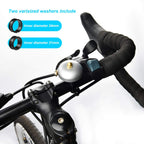 Bonmixc Vintage Bicycle Bell Brass Retro Bike Bell Silver Fit F20~29Mm Handlebars Suitable For Most Of Bike Handlebars