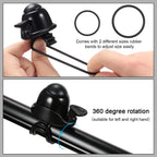 2 Pieces Bike Bell Adjustable Bike Ring Bell Aluminum Bike Ring Bicycle Bell Cycling Ringing Horn With Loud Sound Mini Bicycle B