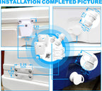 Cooler Replacement Parts Kit, Ice Chest Plastic Hinges, Latch Posts, And Screws, Threaded, And Triple-Snap Drain Plug. The Best