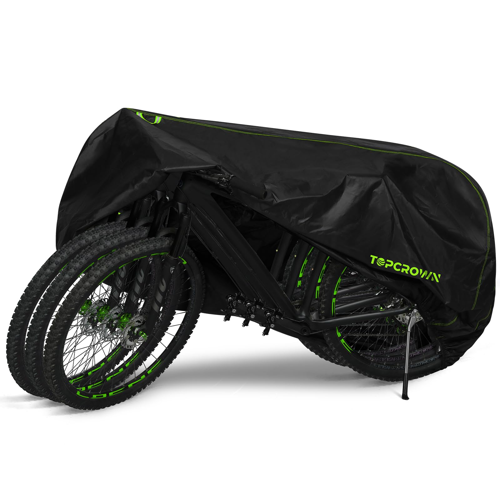 Topcrown Bike Cover Waterproof Outdoor Storage for 3 Bike up to 29, Bicycle Cover with Storage Bag, Rain/Snow/UV/Dust/Wind Proof