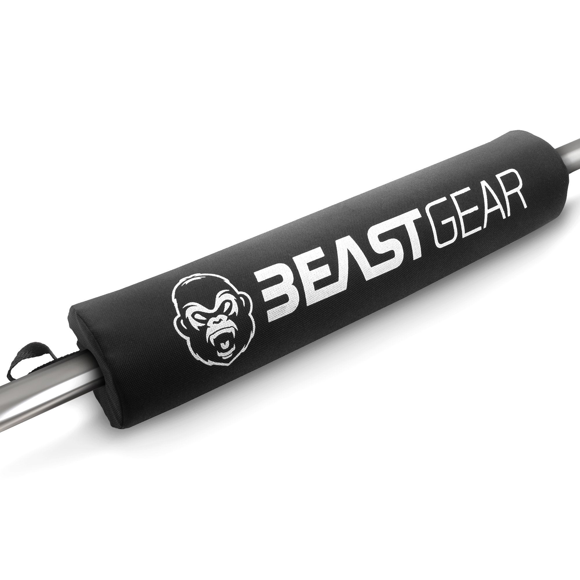 Beast Gear Barbell Pad for Hip Thrust Machine - Heavy Duty, Weightlifting Hip and Squat Bar Pad w/Secure Hook & Loop Fastener - 