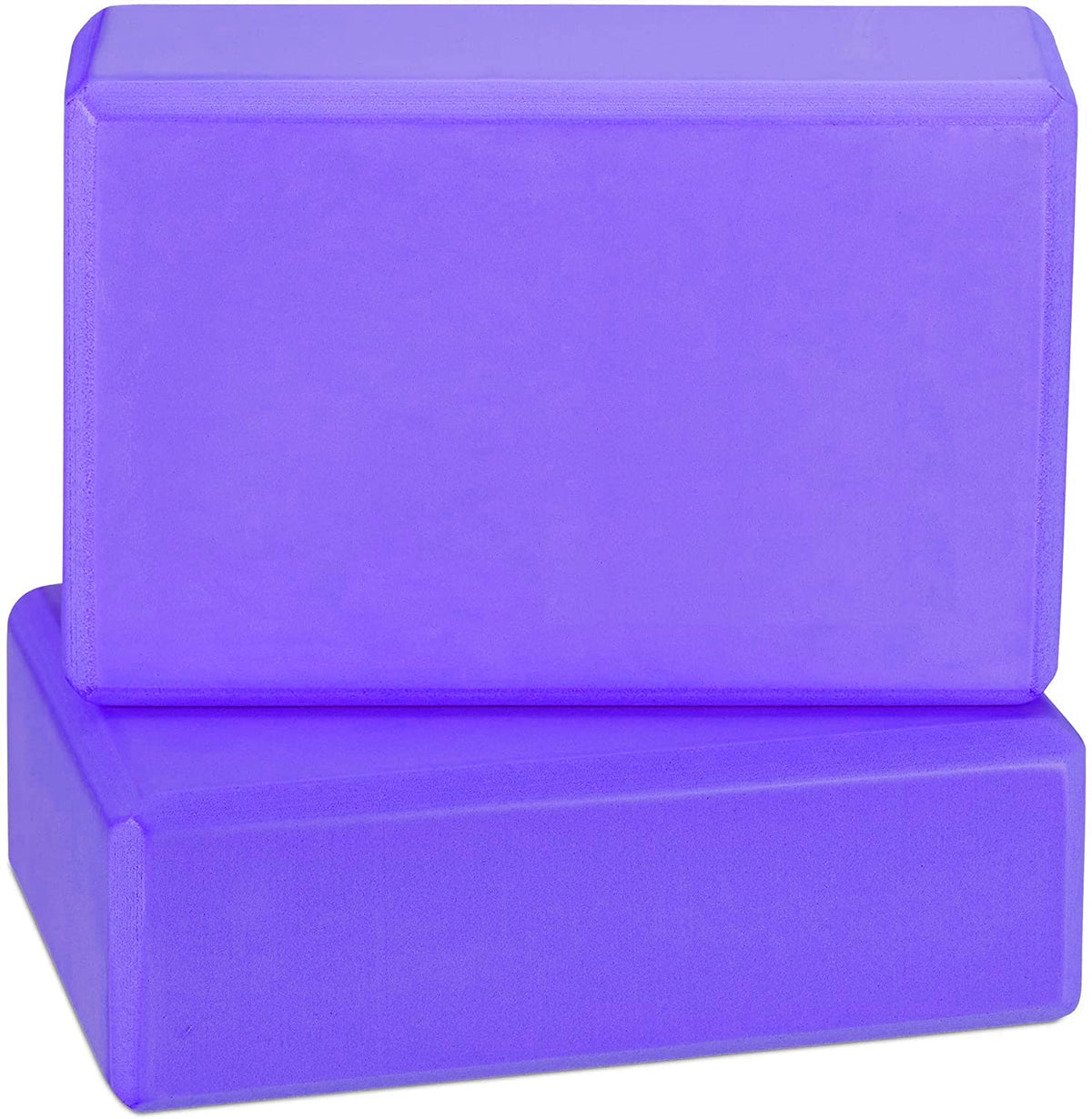Yoga Block (2 Pc)  High Density Eva Foam Block To Support And Deepen Poses, Improve Strength And Aid Balance And Flexibility