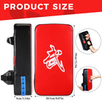 Poen 3 Pcs Taekwondo Kick Pads Muay Thai Pads Mma Karate Kick Pads Gear Martial Arts Kickboxing Training Pads Punching Striking