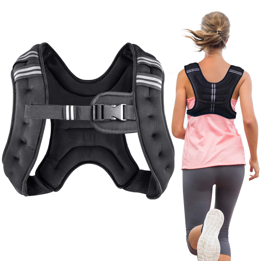 Henkelion Weighted Vest Weight Vest For Men Women Kids Weights Included Body Weight Vests Adjustable For Running Training Workou