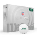 Wilson 2025 Duo Soft Nfl Golf Ball - 12 Balls, White, New York Jets