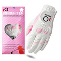 FINGER TEN All Weather Grip Ladies Golf Gloves 1 Pack for Left and Right Hand Golfers, Soft Golf Glove LH RH, Sizes S M L XL (Pi