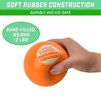 Gosports 90 Mm Soft Bocce Set Includes 8 Weighted Balls, Pallino And Case, Play Indoors Or Outdoors