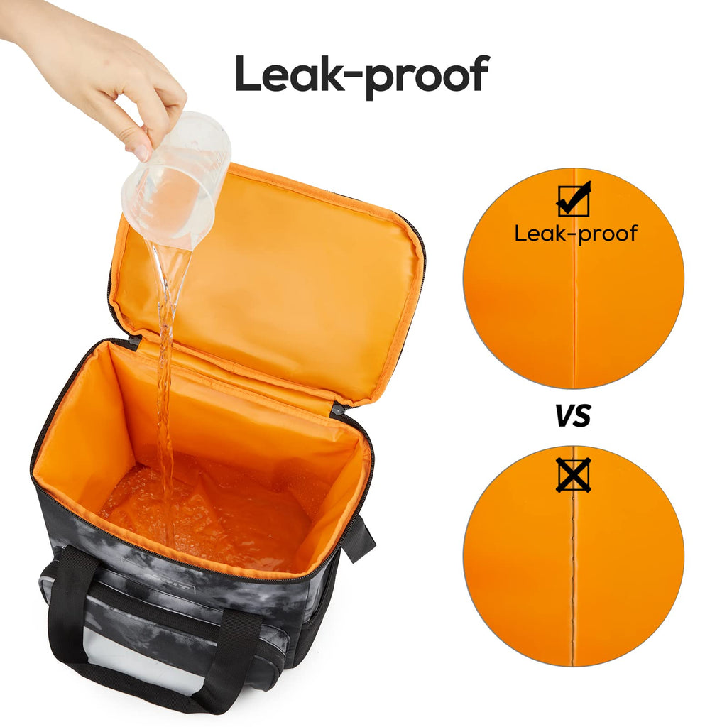 Tourit Cooler Bag 24-Can Insulated Soft Cooler Lunch Coolers Portable Cooler Bag 14.6L For Picnic, Beach, Work, Trip, Daily, Tie