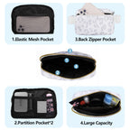Vorolo Fanny Pack Christmas Gift For Women And Men Crossbody Bag Belt Bag Bum Bag With Adjustable Strap For Sportsleopard White