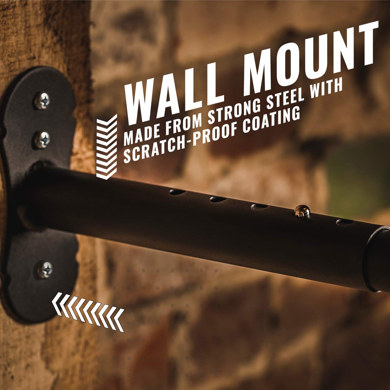 Pro Bike Tool Bike Wall Mount - Horizontal Indoor Bike Rack For 1 Bicycle - Bike Rack Garage - Safe And Secure Bike Hook For Roa