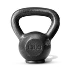 Yes4All Protect Floor Kettlebell Cast Iron Rubber Base - 15 Lbs