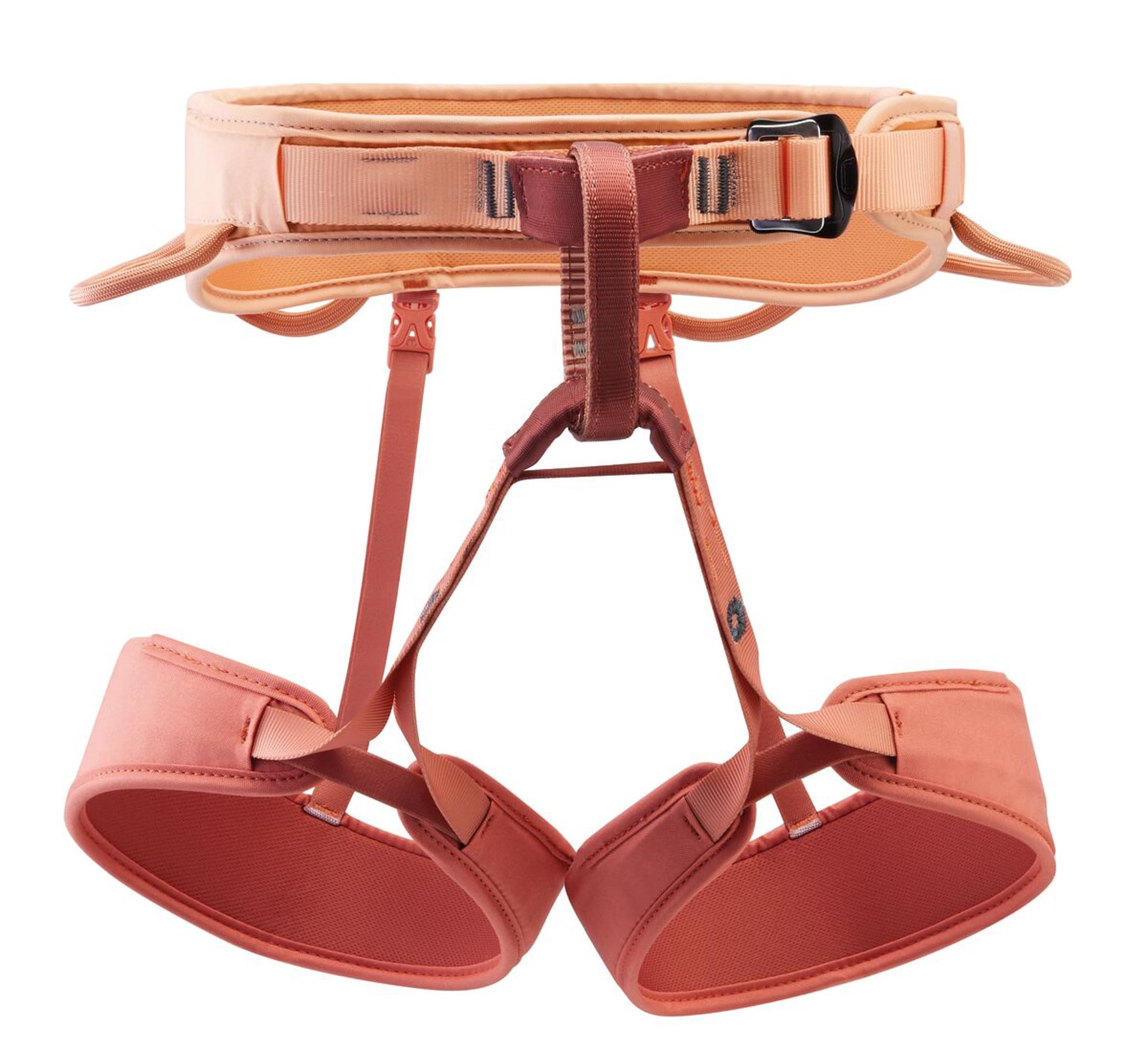PETZL CORAX LT Women Comfortable, Durable Women's Harness for a Variety of Climbing objectives, M, Coral Sand