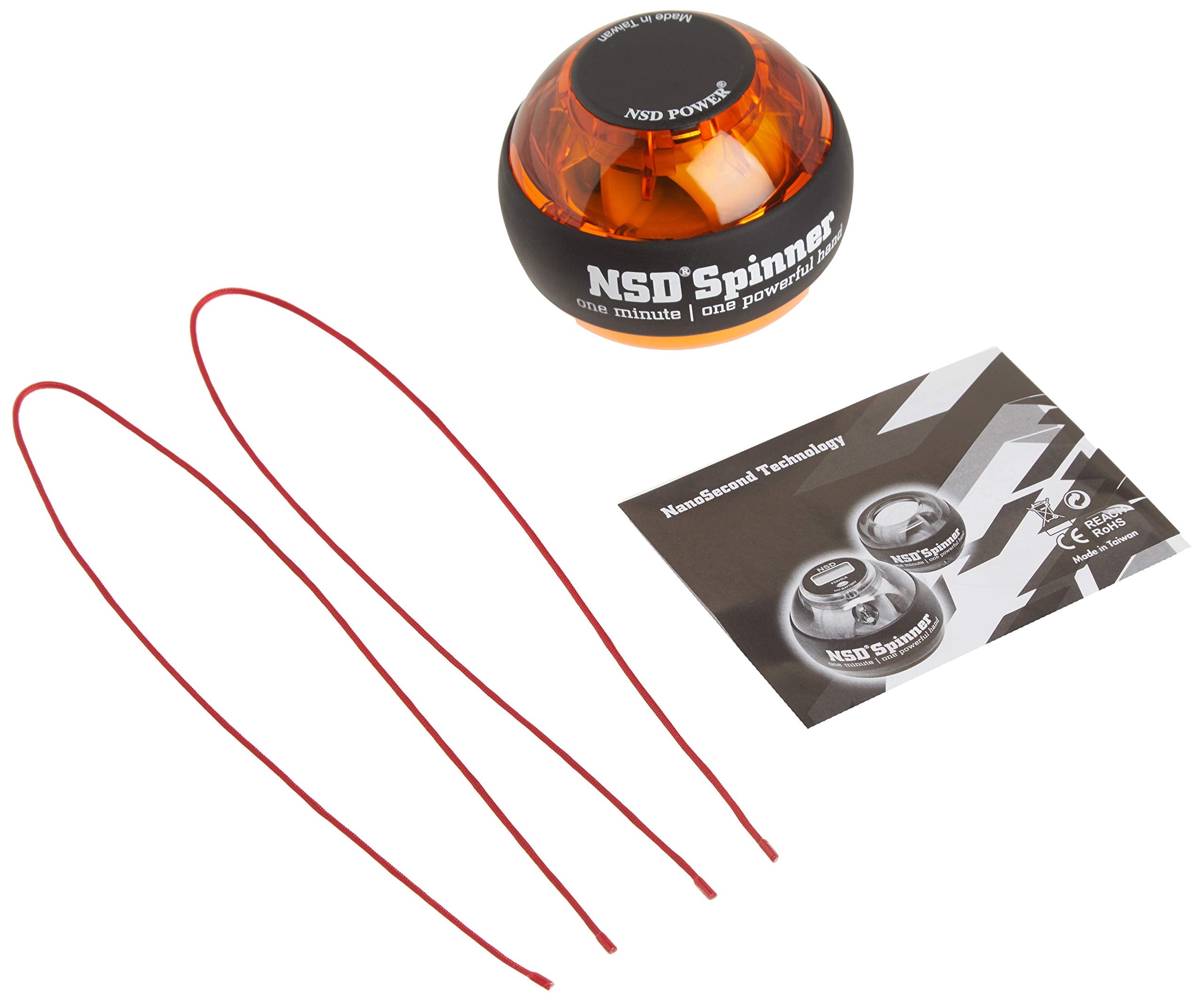 Nsd Pb-688 Amber Essential Spinner Gyro Hand Grip Strengthener Wrist Forearm Exerciser