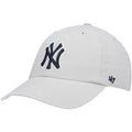 '47 New York Yankees Adjustable Cap Clean Up Mlb, New York Yankees Gray Navy, One Size