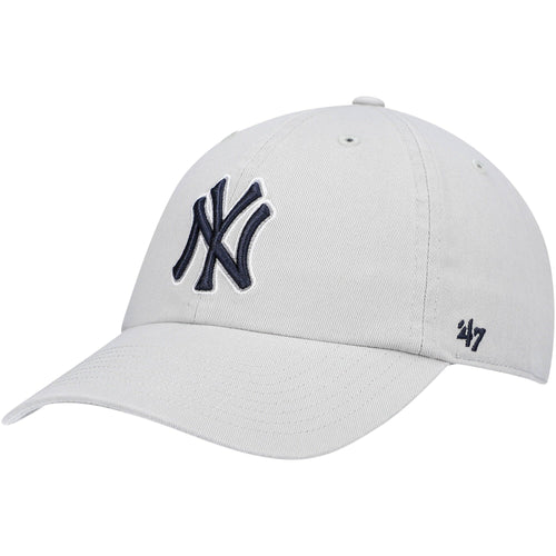'47 New York Yankees Adjustable Cap Clean Up Mlb, New York Yankees Gray Navy, One Size