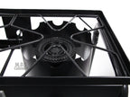 M.D.S Cuisine Cookwares Double Two Burner Stove Heavy Duty Outdoor Stand Portable Bbq Grill Camping