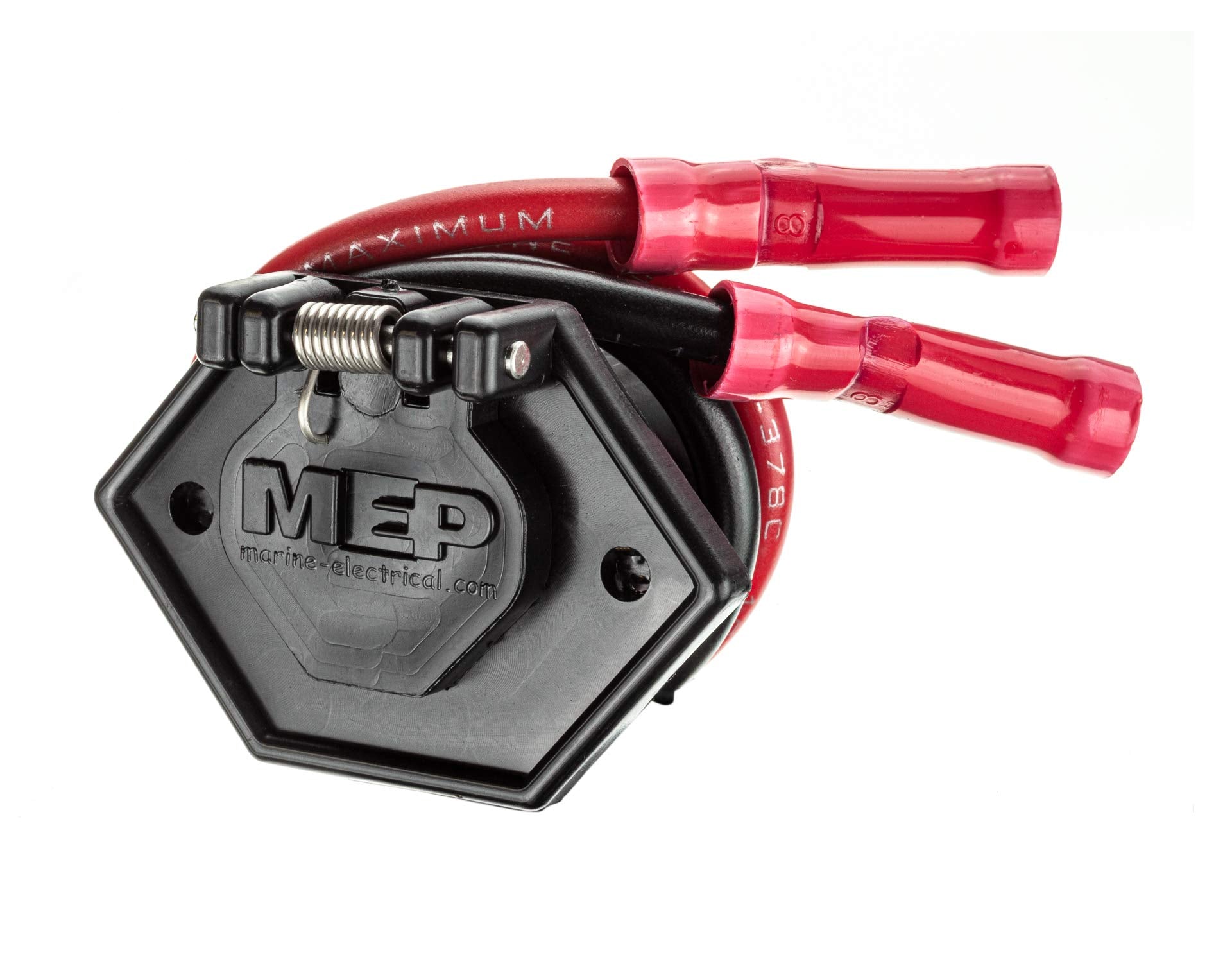 Motorguide 8M4000954 Trolling Motor Power Receptacle, 2-Prong 12V, 24V Or 36V Trolling Motors, For Bow-Panel Installation
