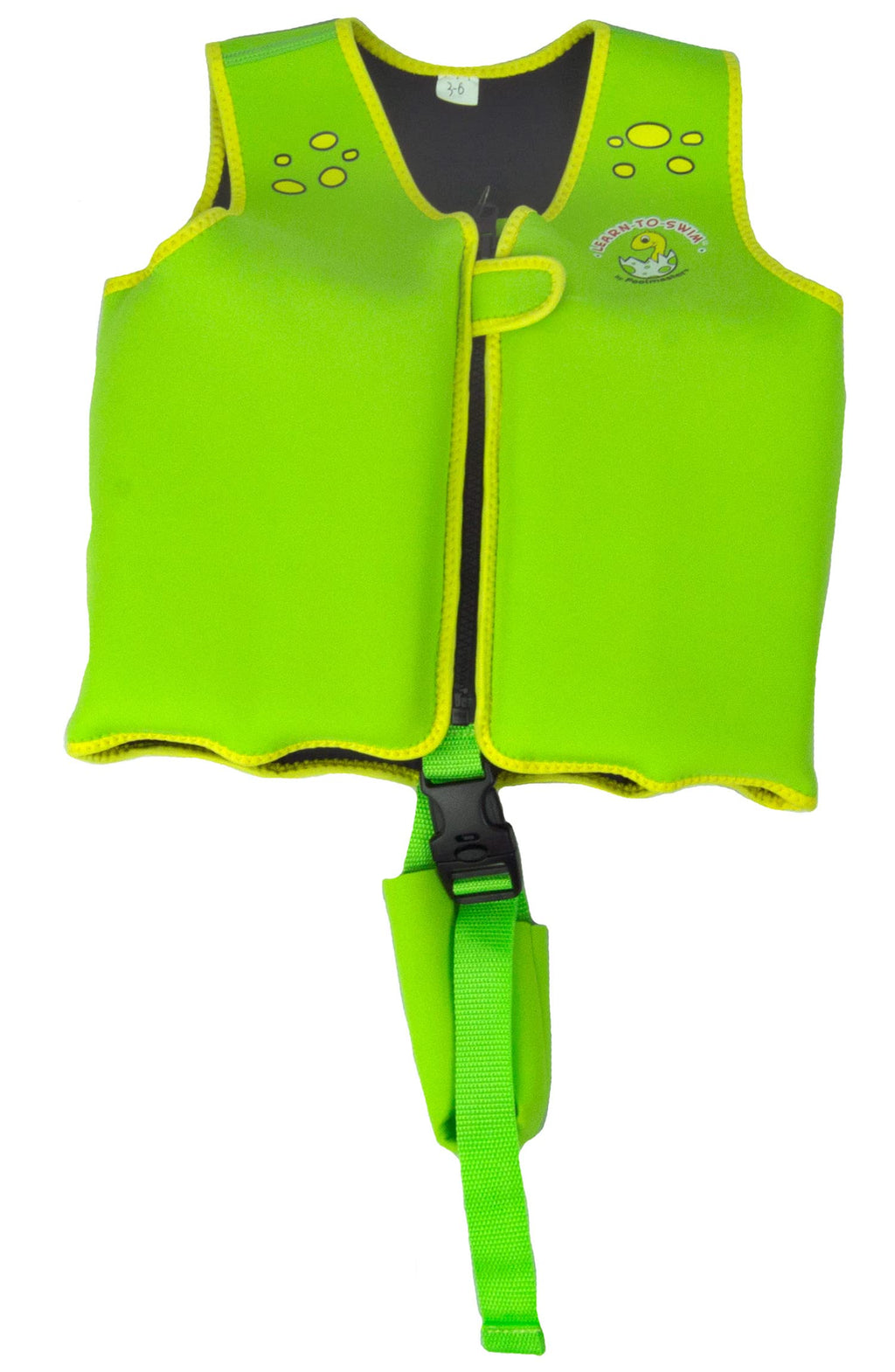 Poolmaster 50566 Learn-To-Swim Dino Kids Swim Vest, 1-3 Years Old