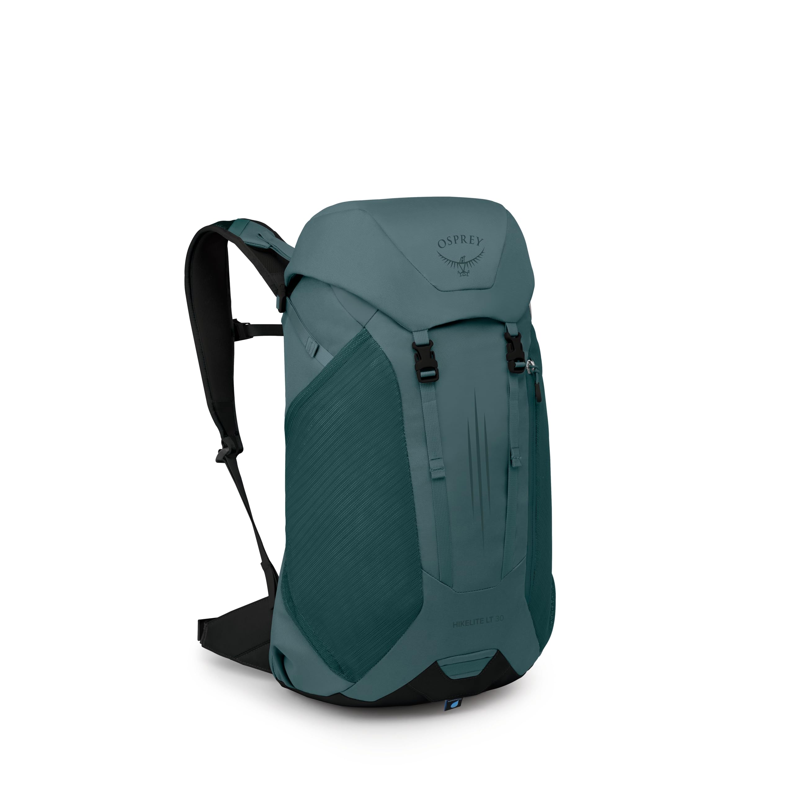 Osprey Hikelite LT 30L Hiking Backpack - Lightweight Travel Daypack with Rain Cover for Men and Women, Cascade Blue