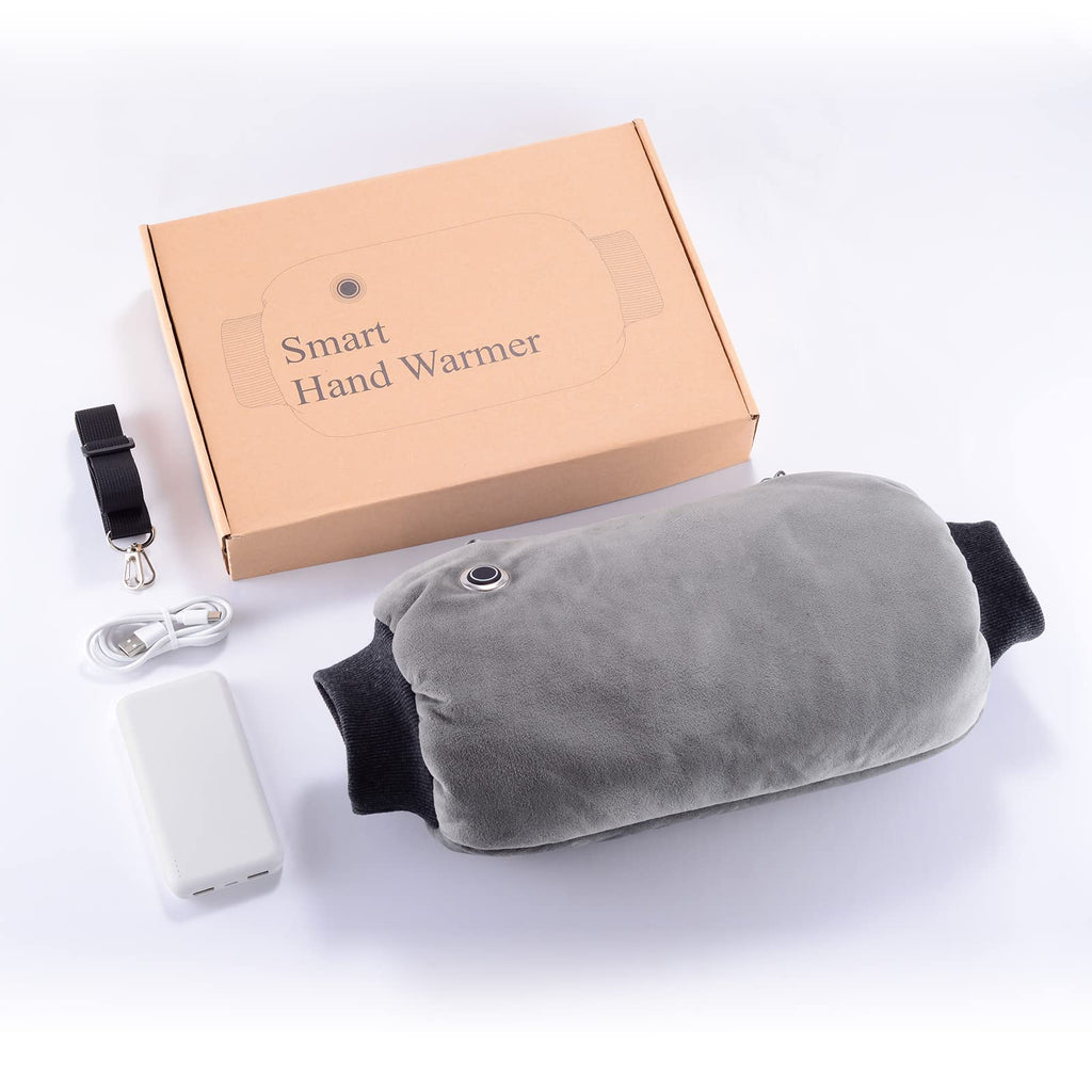 Rechargeable Hand Warmers, Portable Graphene Heated Gloves Handwarmers Bag With 10000Mah Power Bank&3 Heat Modes, Fast Electric