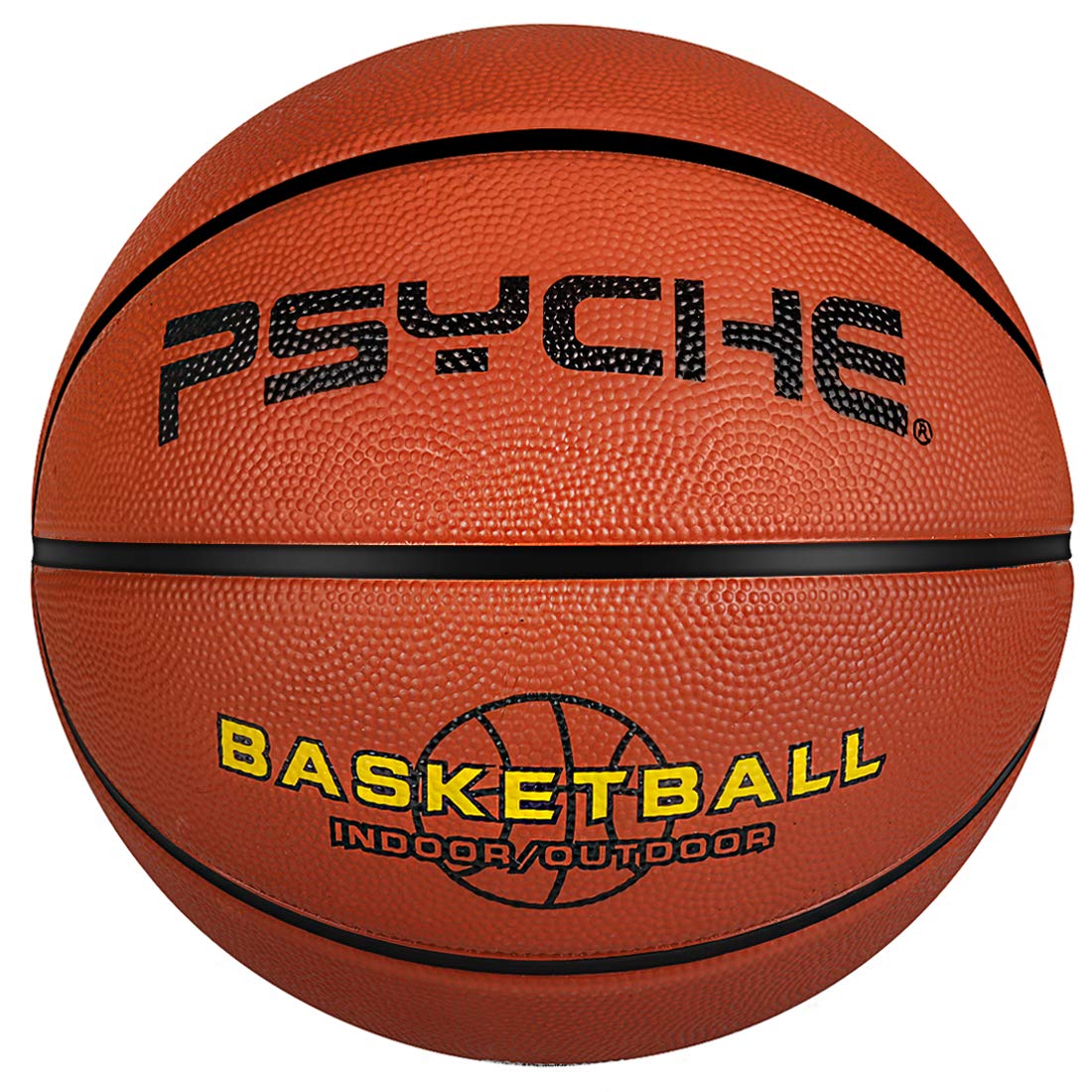 Wisdom Leaves Kids Youth Basketball Size 5 (27.5'') Rubber Indoor Outdoor Basketball For Child Boy Girls Teen Park Backyard Pool