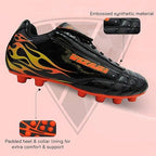 Vizari Blaze Youth Firm Ground Soccer Shoes Black/Orange