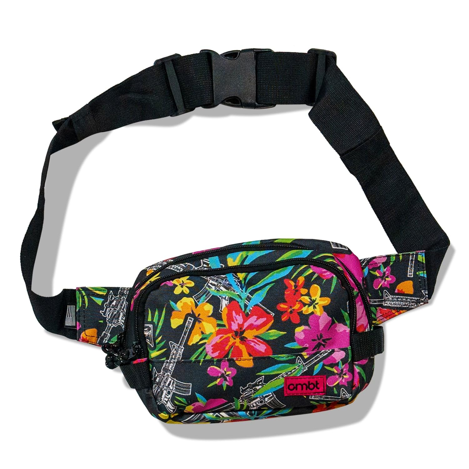 Combat Iron Tactical Mens Fanny Pack | Adjustable Waist Belt, Zippered Pockets | Compact Lightweight Belt Bag | Everyday Hip Pou