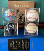 8 Pack Ballqube Baseball Display Case Autographed Baseball Case For Display Uv Protected Baseball Cube Display Memorabilia Baseb