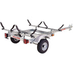 Malone Ecolight 2-Boat V-Rack Kayak Trailer Package
