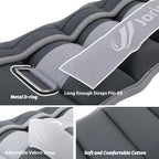 Adjustable Ankle Weights For Women Men Kids 1-8 Lbs 1 Pair Wrist Leg Arm Weights With Removable Weight, Strength Training Weight