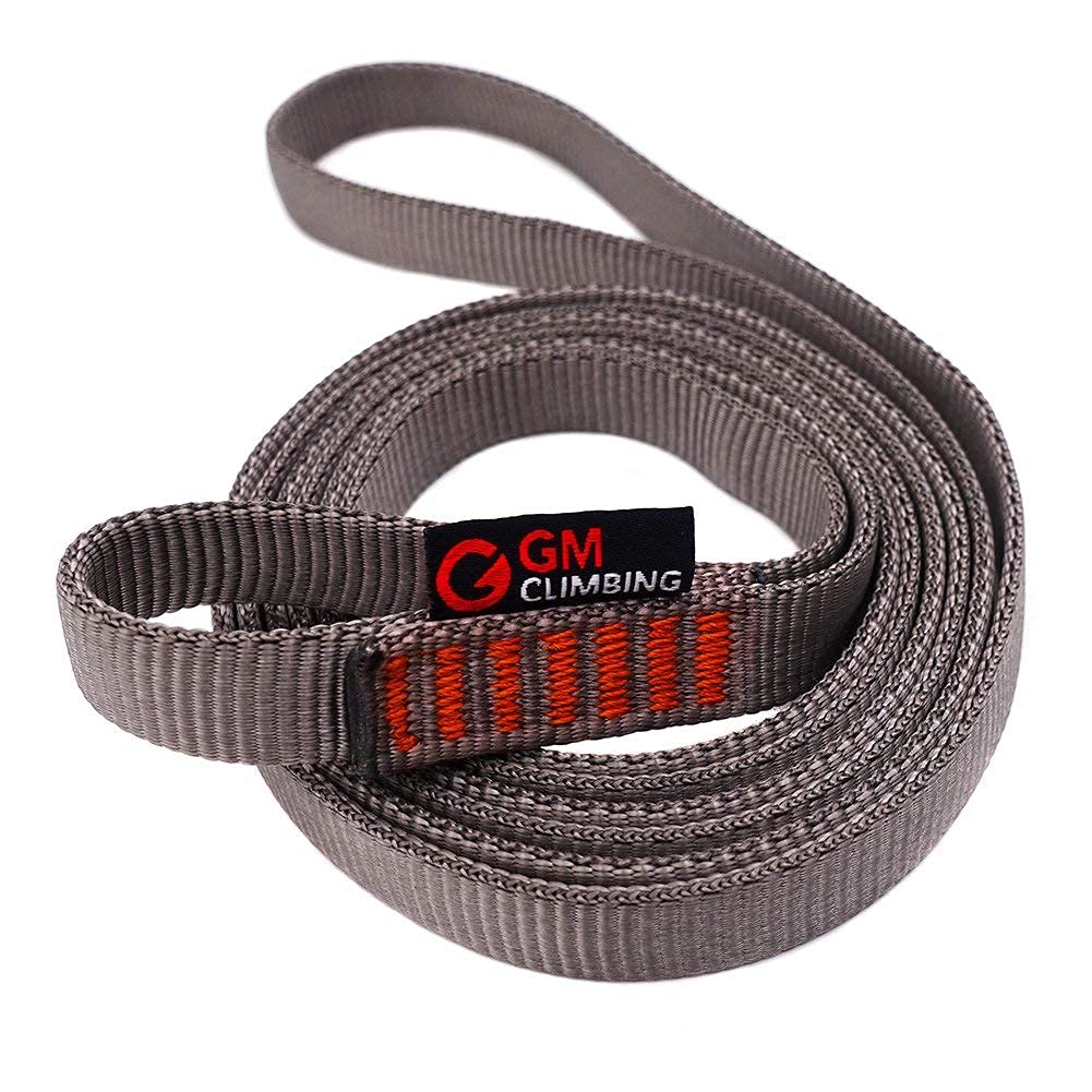 Gm Climbing Pack Of 3 16Mm Nylon Sling Runner 30Cm / 12Inch (Gray)