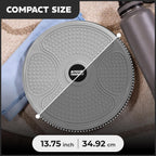 Figure Trimmer Ab Twister Board For Exercise Waist Twisting Disc Acupressure Nodes By Daiwa Felicity