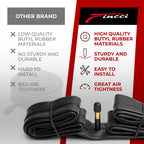 Fincci Bike Inner Tube 700X35C / 32C / 38C - Schrader Valve Inner Tubes 48Mm For Cycle Bicycle Bike Tire - Pack Of 2
