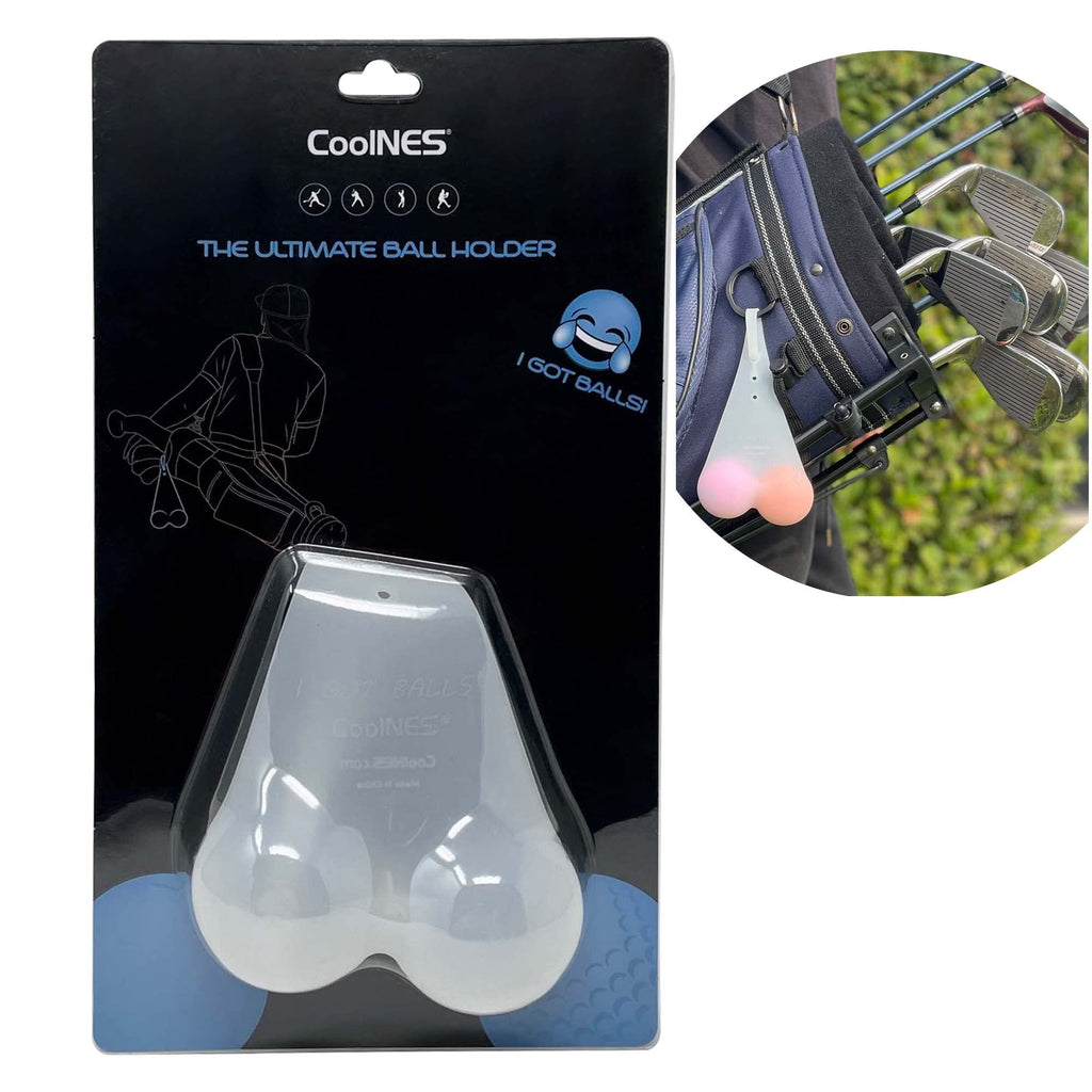 Coolnes Silicone Funny Ball Holder Pouch Sack - Golf - Pickleball - Tennis - Baseball - Gag Gift Innovative Souvenirs Club Stora