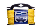 Attwood 11720-2 Hollow Braided Polypropylene Utility Line, 1/4-Inch Thickness, 50 Feet Length, Yellow