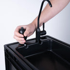 Boxio Wash Portable Sink - Convenient Camping Sink Solution! Compact With Unique Design, Separate Canister, Lightweight Mobile S