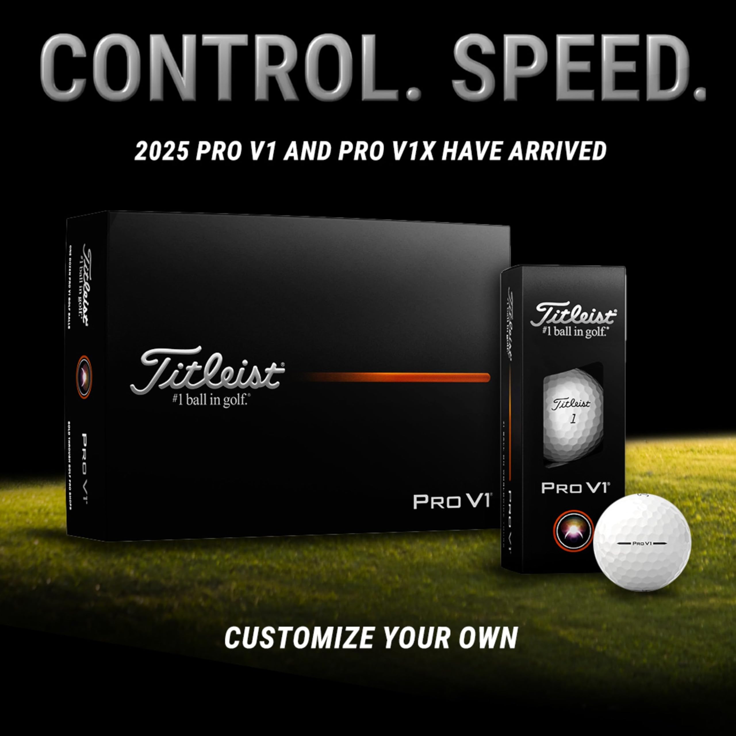 Titleist Pro V1 Custom Golf Ball | Personalized Golf Balls | Logo Golf Balls | 2 Pole