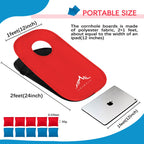 Himal Collapsible Portable Cornhole Game Boards 10 Cornhole Bean Bags Cornhole Set Tic Tac Toe Game 2 Games On 1 Board (2 X 1-Fe