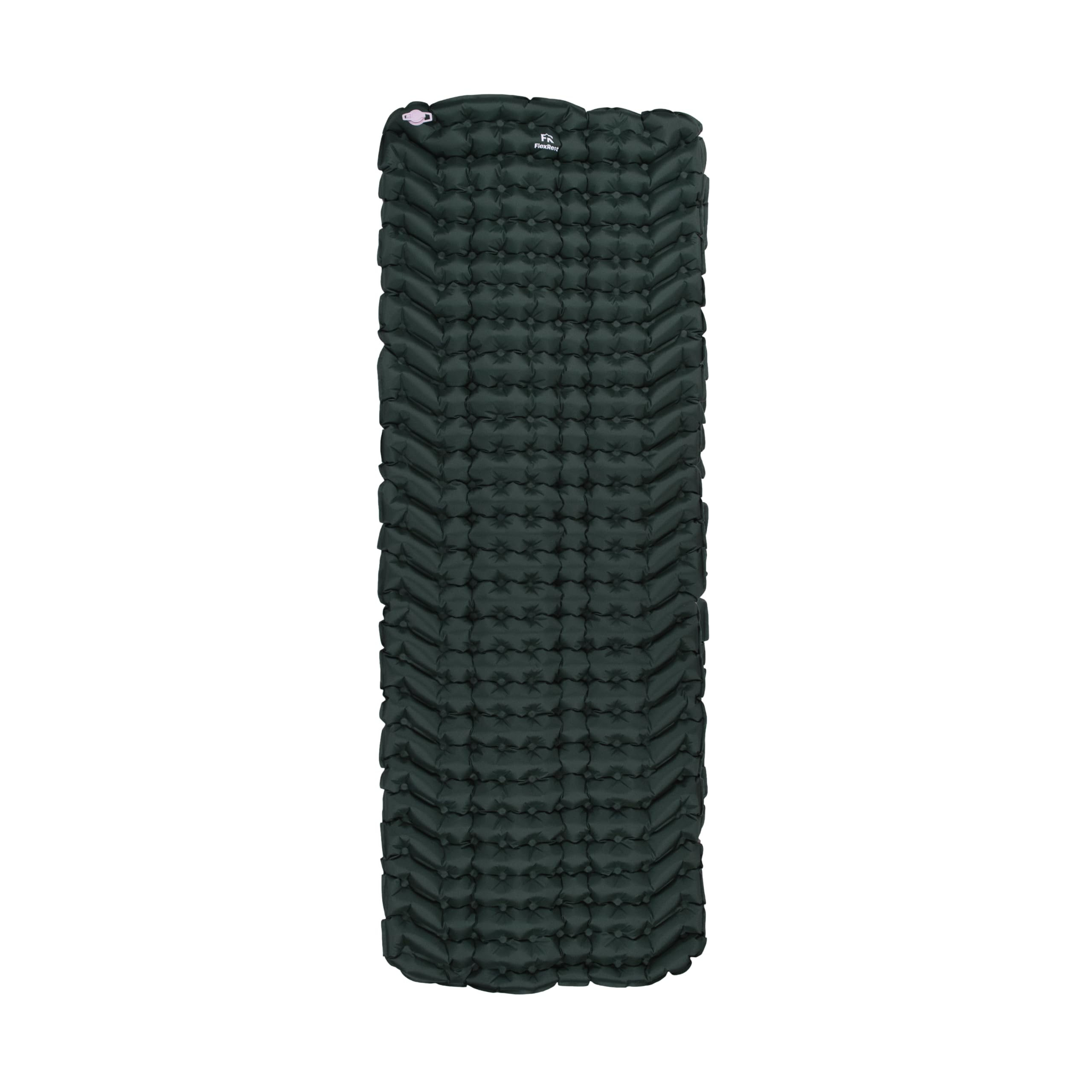FlexRest Lite Sleeping Pad, Large | Quick-Inflate and Lightweight | Perfect for Backpacking and Camping | Forest Green