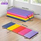 Gymnastics Mats Foldable Tumbling Mats Portable Gymnastics Exercise Mat Thick Gymnastics Tumbling Mats Pad Home Exercise Panel M