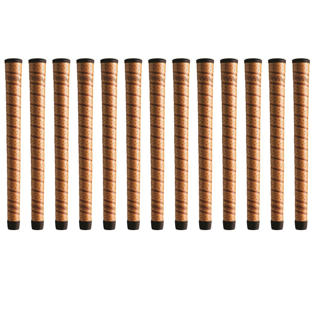 Winn Dritac Wrap Standard Copper Golf Grip Bundle (13 Piece)