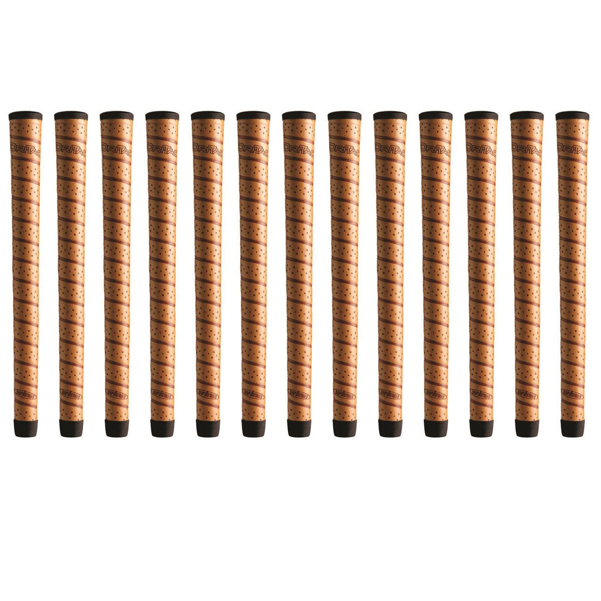 Winn Dritac Wrap Standard Copper Golf Grip Bundle (13 Piece)
