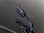 Meachow 2024New Handlebar Bike Mirror, Scratch Resistant Glass Lens, Ultra-Hd, E-Bike Mirror, Bicycle Mirror, (Silver Right Side