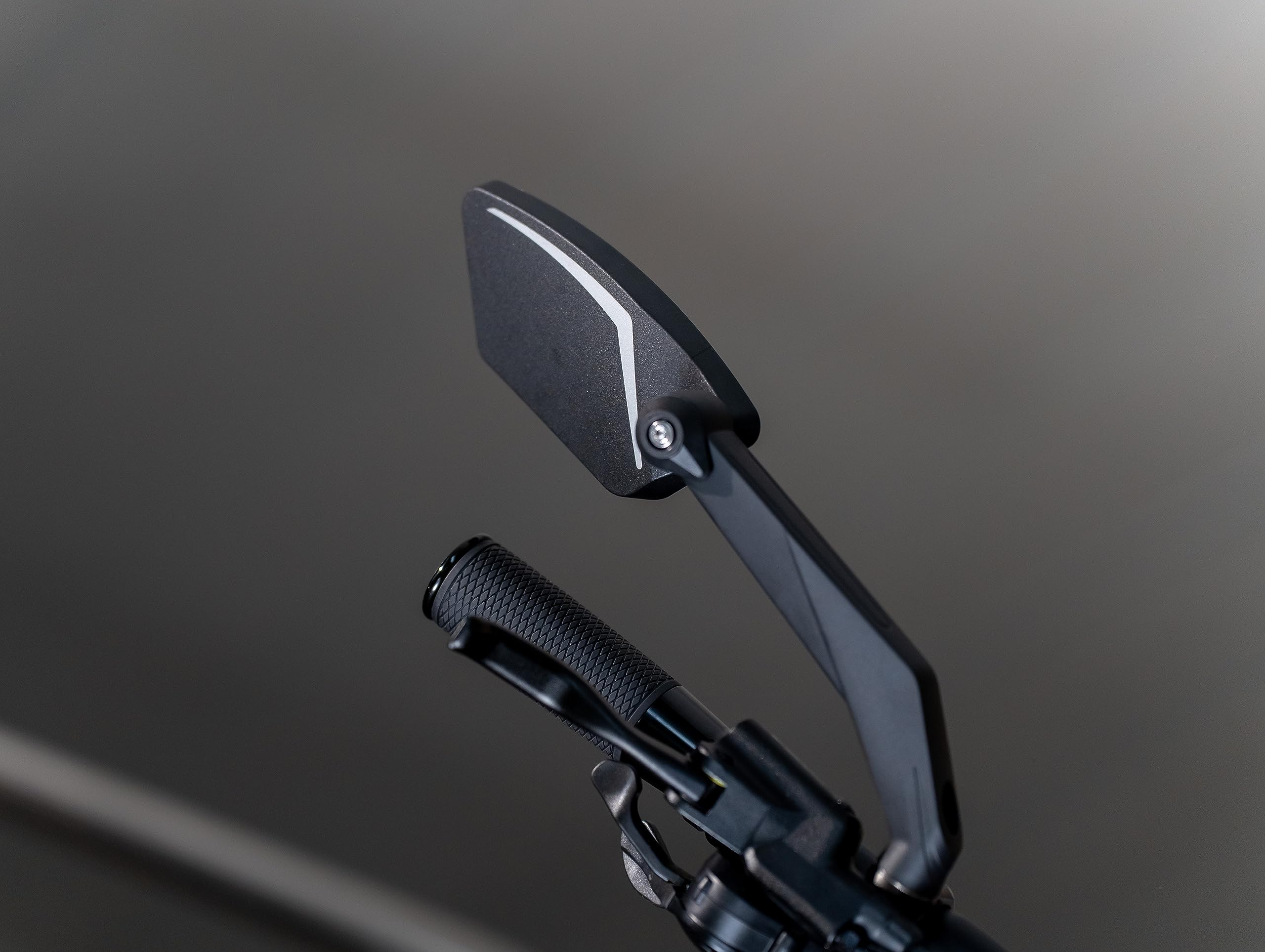 Meachow 2024New Handlebar Bike Mirror, Scratch Resistant Glass Lens, Ultra-Hd, E-Bike Mirror, Bicycle Mirror, (Silver Right Side