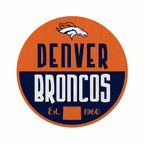 Rico Industries Nfl Football Denver Broncos Classic Shape Cut Pennant - Home And Living Room D  Cor - Soft Felt Ez To Hang
